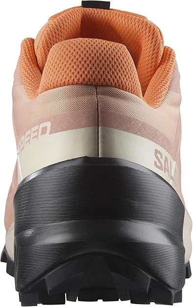 Salomon Women's Speedcross 5 trail running and hiking shoe, Blooming Dahlia/Black/Vibrant Orange, 8.5 US / 40.6 EU Salomon