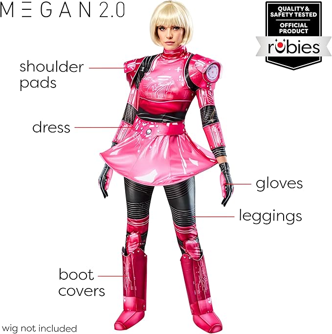 M3GAN Deluxe Costume for Adults - M3GAN - Medium Robies