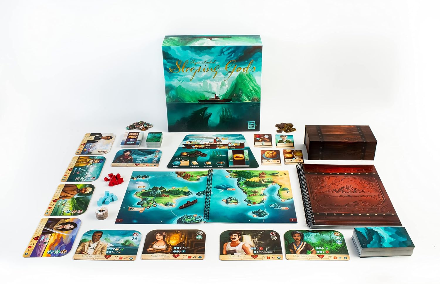 Red Raven Board Game: Sleeping Gods - 1-4 Players Red Raven