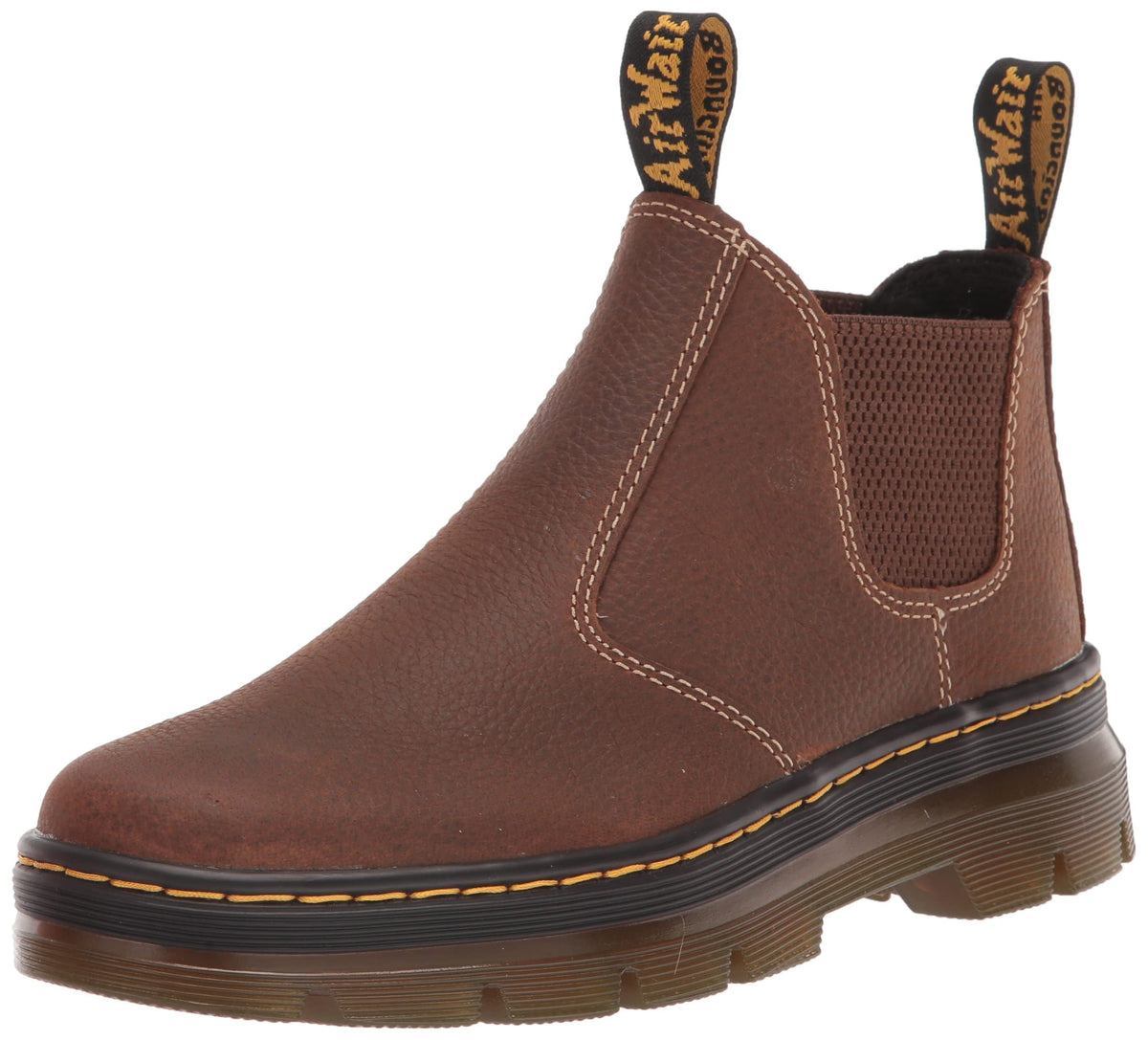 Dr. Martens Unisex Hardie II Chelsea Boot, Whiskey Pit Quarter Leather, UK 4/US M5W6 / EU  37 DR MARTENS