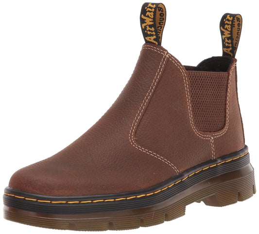 Dr. Martens Unisex Hardie II Chelsea Boot, Whiskey Pit Quarter Leather, UK 4/US M5W6 / EU  37 DR MARTENS