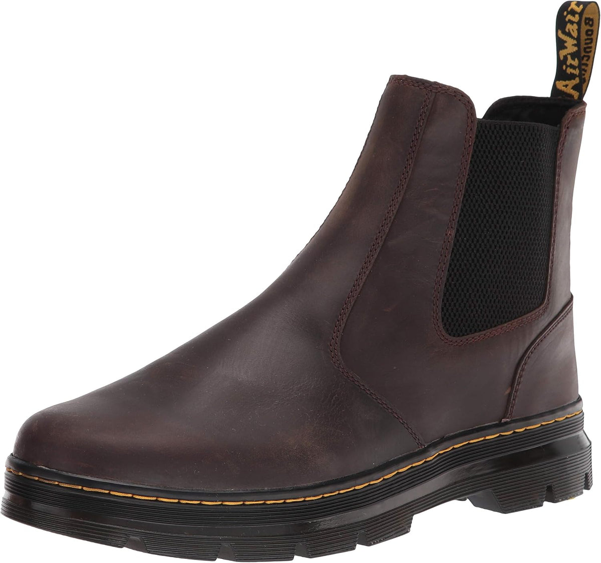 Dr. Martens Unisex Embury Chelsea Boot, Black Wyoming Leather - EU 37 Dr. Martens
