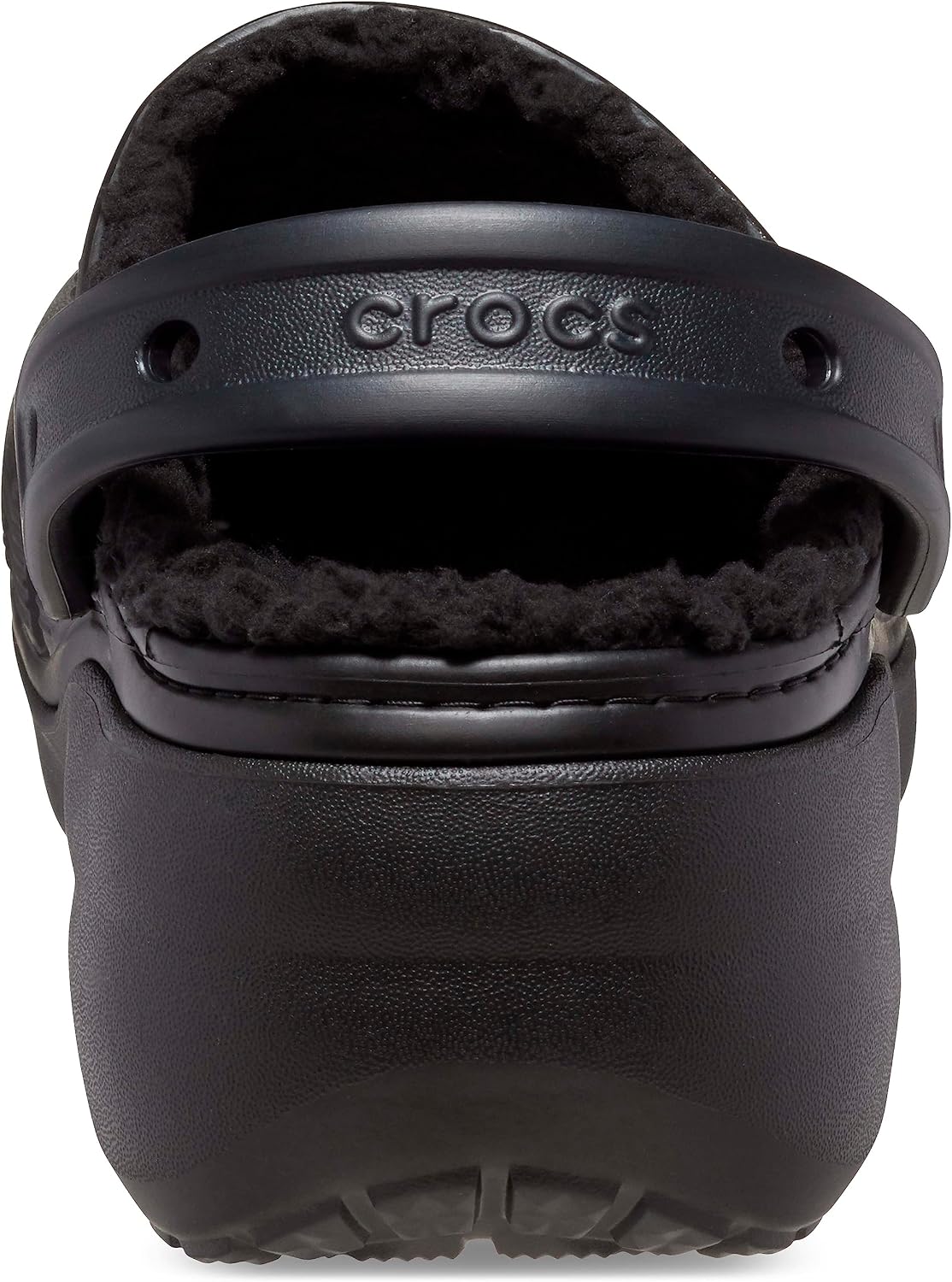 Crocs Women's Classic Platform Lined Clog, Black - EU 38 CROCS