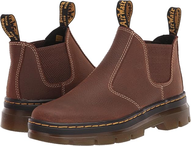 Dr. Martens Unisex Hardie II Chelsea Boot, Whiskey Pit Quarter Leather, UK 8/US M9W10 / EU42 Dr Martens