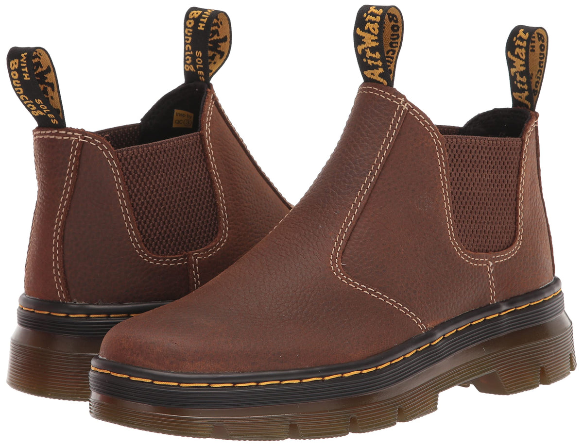 Dr. Martens Unisex Hardie II Chelsea Boot, Whiskey Pit Quarter Leather, UK 4/US M5W6 / EU  37 DR MARTENS