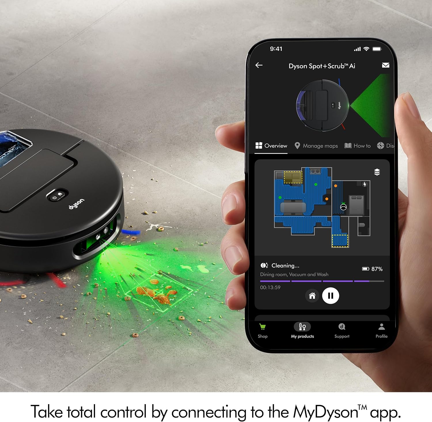 Dyson Spot+Scrub AI P8 Robot Vacuum & Mop Cleaner - New DYSON