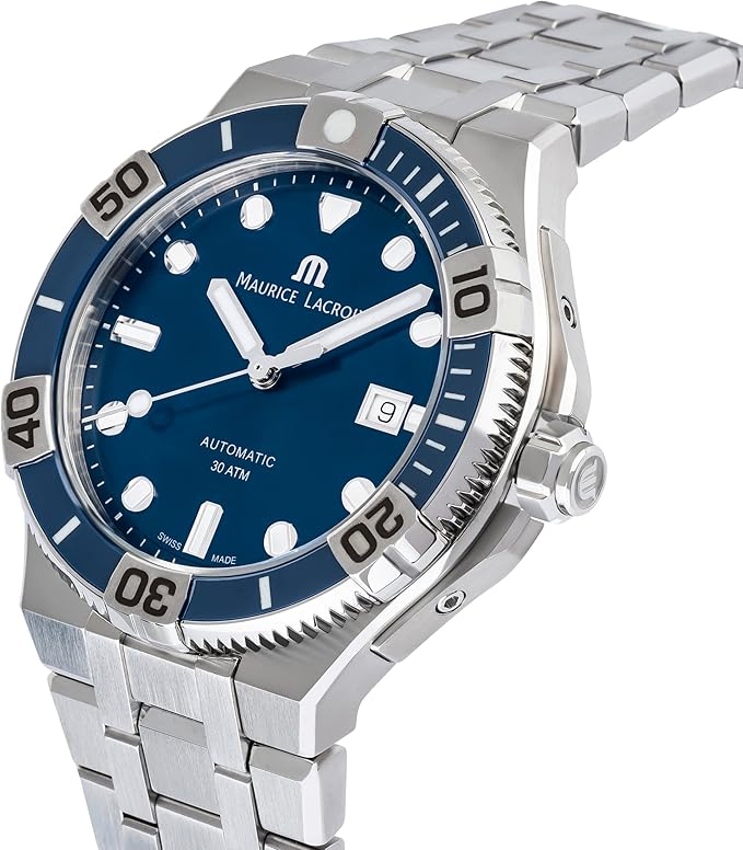 Maurice Lacroix AIKON Venturer 43mm Automatic Blue Dial Diver Watch AI6058 – Excellent Condition Maurice Lacroix