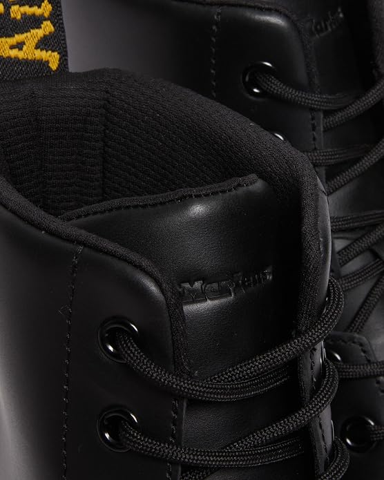 Dr. Martens Unisex Crewson 8-Eye Boot, Black Pull Up Leather, UK 4/US M5W6/EU 37 Dr Martens