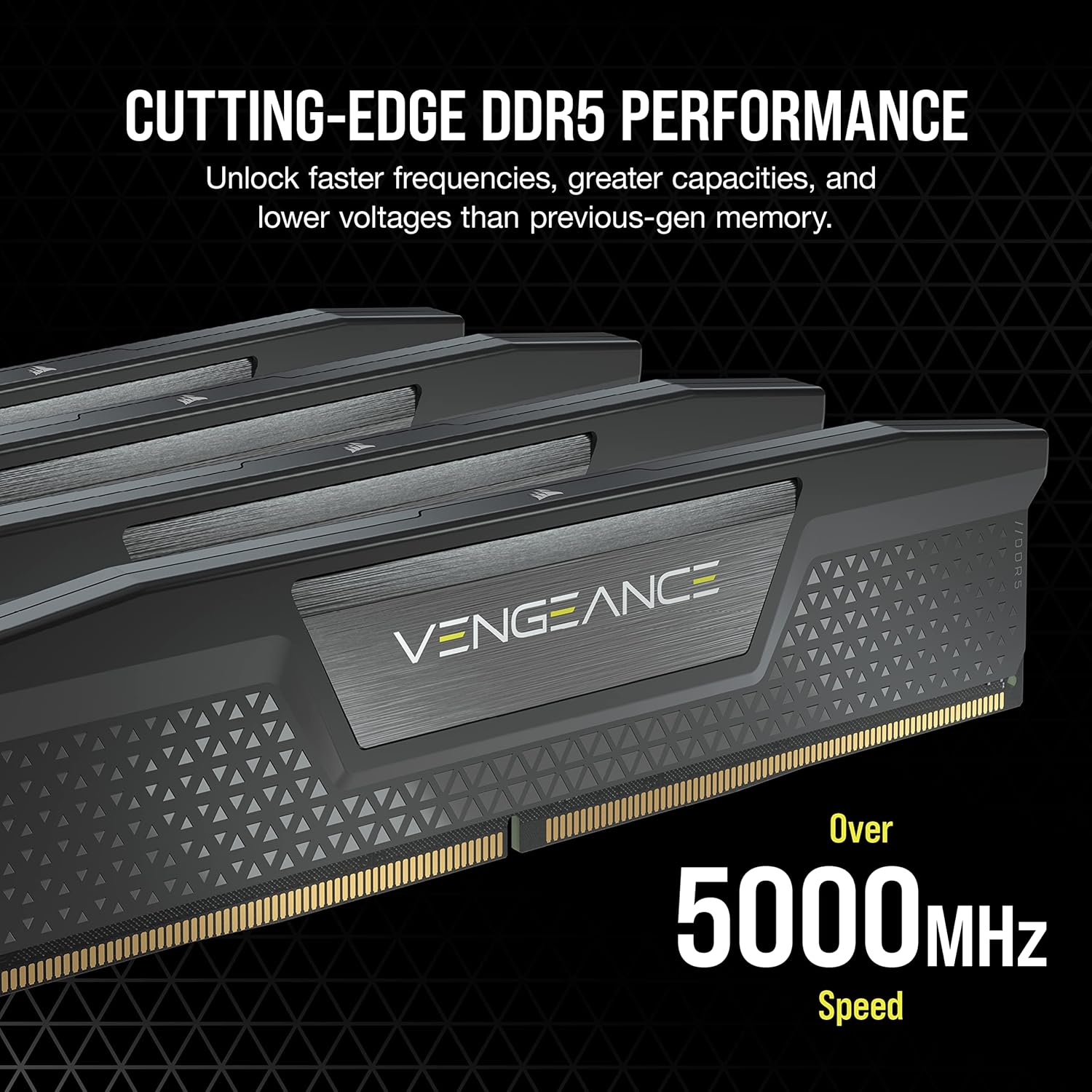 CORSAIR Vengeance 128GB (2x64GB) DDR5 6000MHz CL40 RAM Intel XMP 3.0 Black - As New CORSAIR