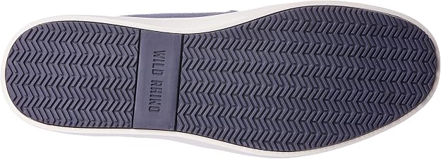 Wild Rhino Men's Hart Canvas Casual Shoe, Navy, EU 46/US 12 WILD RHINO