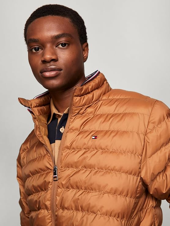Tommy Hilfiger Men's M Packable Jacket Outerwear, Golden Rays, XL Tommy Hilfiger
