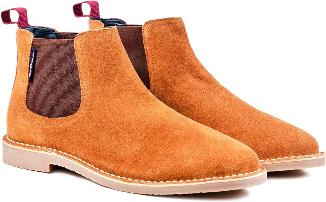 Ben Sherman Men's Garcia Boot, Tan Suede, 11 US Ben Sherman