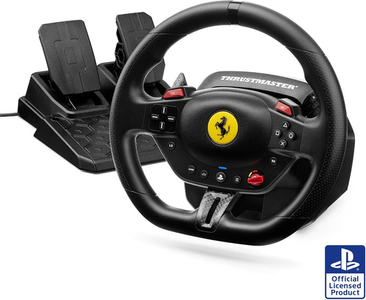 Thrustmaster T98 Ferrari Racing Wheel & Pedal Set for PS5 PS4 PC – As New Thrustmaster