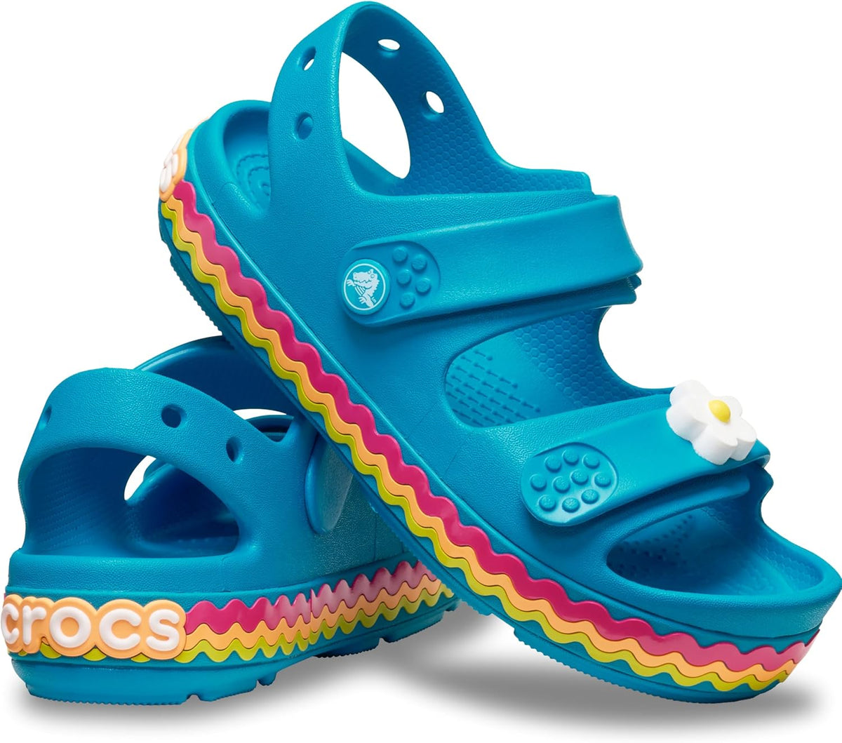 Crocs Kids Crocband Cruiser Sandal, Marina - C6 / EU 23 CROCS