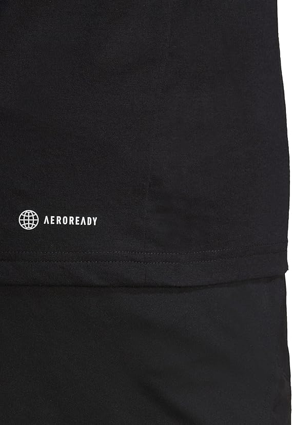 adidas Performance Train Essentials Feelready Logo Men's Training T-Shirt, Black/White, M ADIDAS