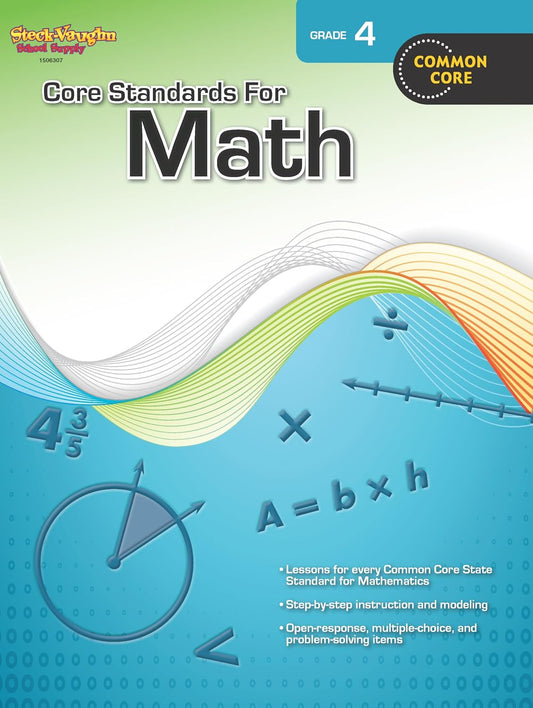 Core Standards for Math Reproducible Grade 4 Paperback Workbook – Brand New Houghton Mifflin Harcourt / Harcourt Achieve
