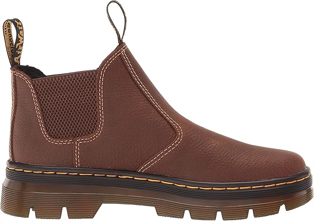 Dr. Martens Unisex Hardie II Chelsea Boot, Whiskey Pit Quarter Leather, UK 8/US M9W10 / EU42 Dr Martens