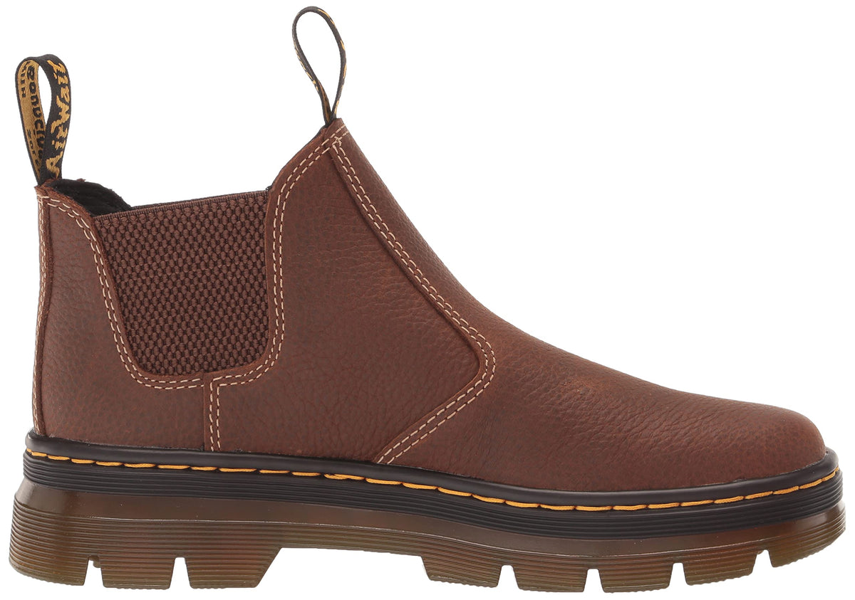 Dr. Martens Unisex Hardie II Chelsea Boot, Whiskey Pit Quarter Leather, UK 4/US M5W6 / EU  37 DR MARTENS