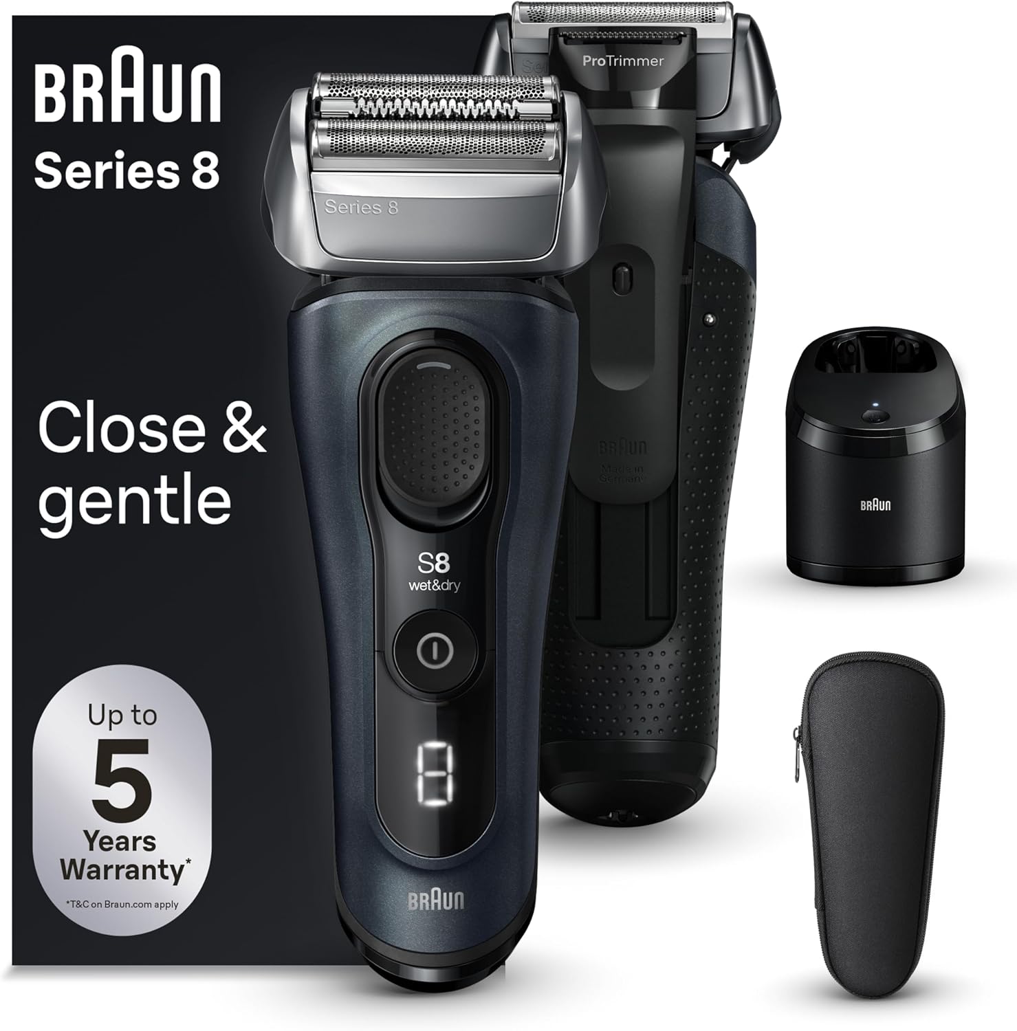 Braun Series 8 Shaver for Men 5-in-1 SmartCare 8563cc - As New - Refurbished BRAUN
