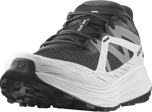 Salomon Men's Ultra Flow Trail Running and Hiking Shoe, Black/Glacier Gray/QuSh, US 13, EU 48 Salomon
