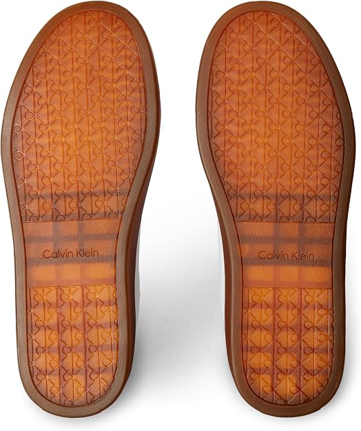 Calvin Klein Men's Classic Cupsole Sneaker, BRT Wht/Riviera/Gum, 43 Calvin Klein