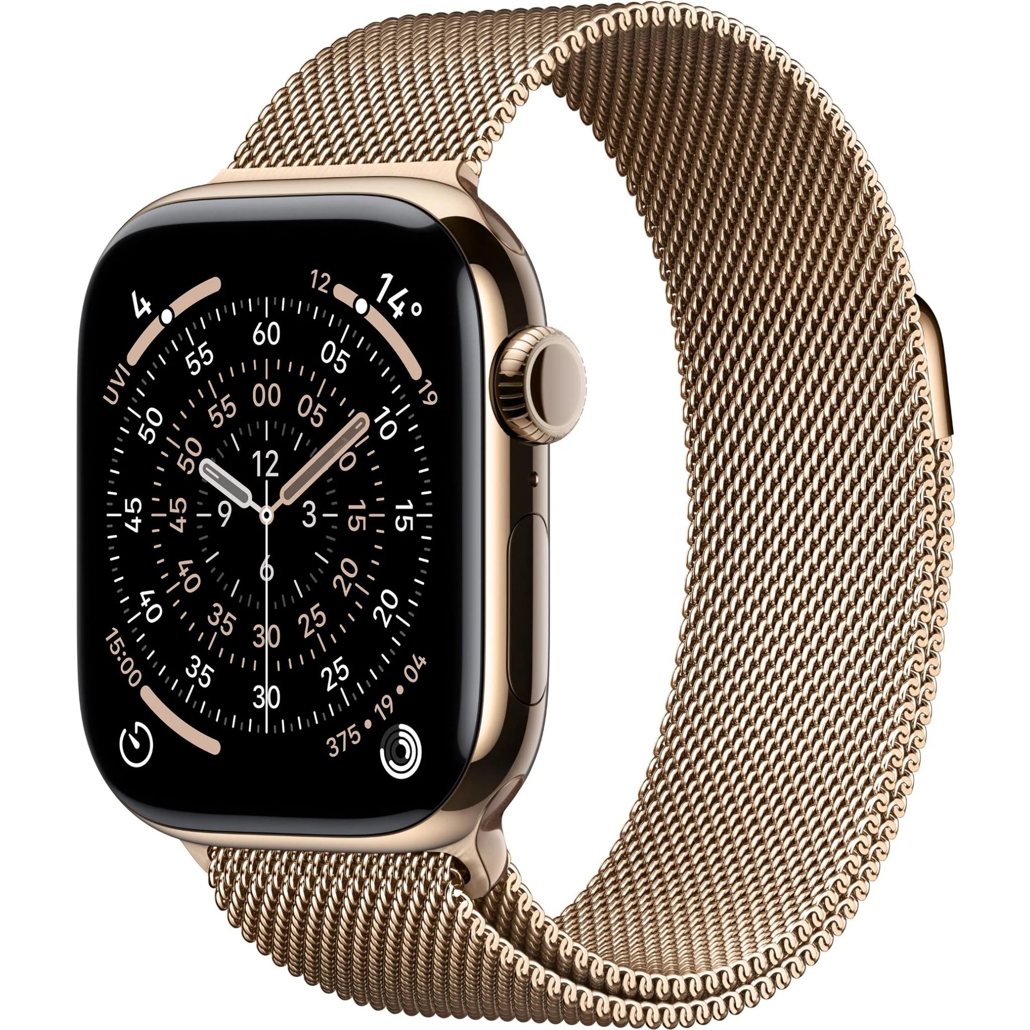 Apple Watch Series 11 GPS + Cellular 42mm Gold Titanium Gold Milanese Loop – As New Condition Apple