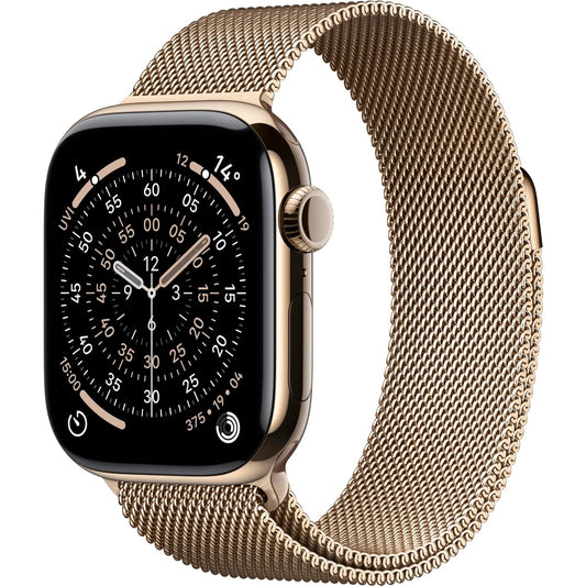 Apple Watch Series 11 GPS + Cellular 42mm Gold Titanium Gold Milanese Loop – As New Condition Apple