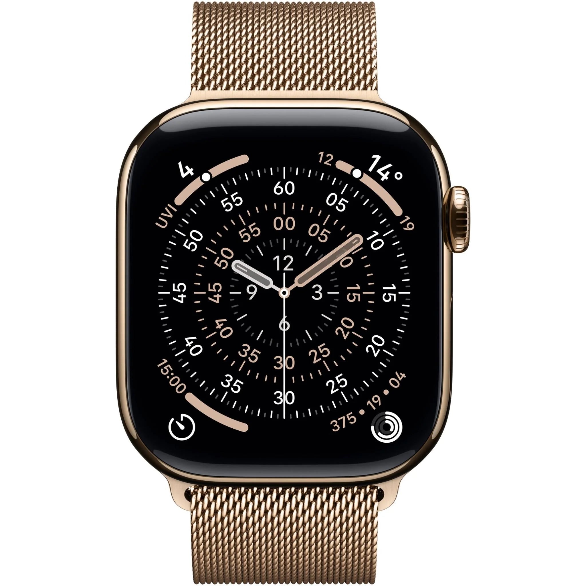 Apple Watch Series 11 GPS + Cellular 42mm Gold Titanium Gold Milanese Loop – As New Condition Apple