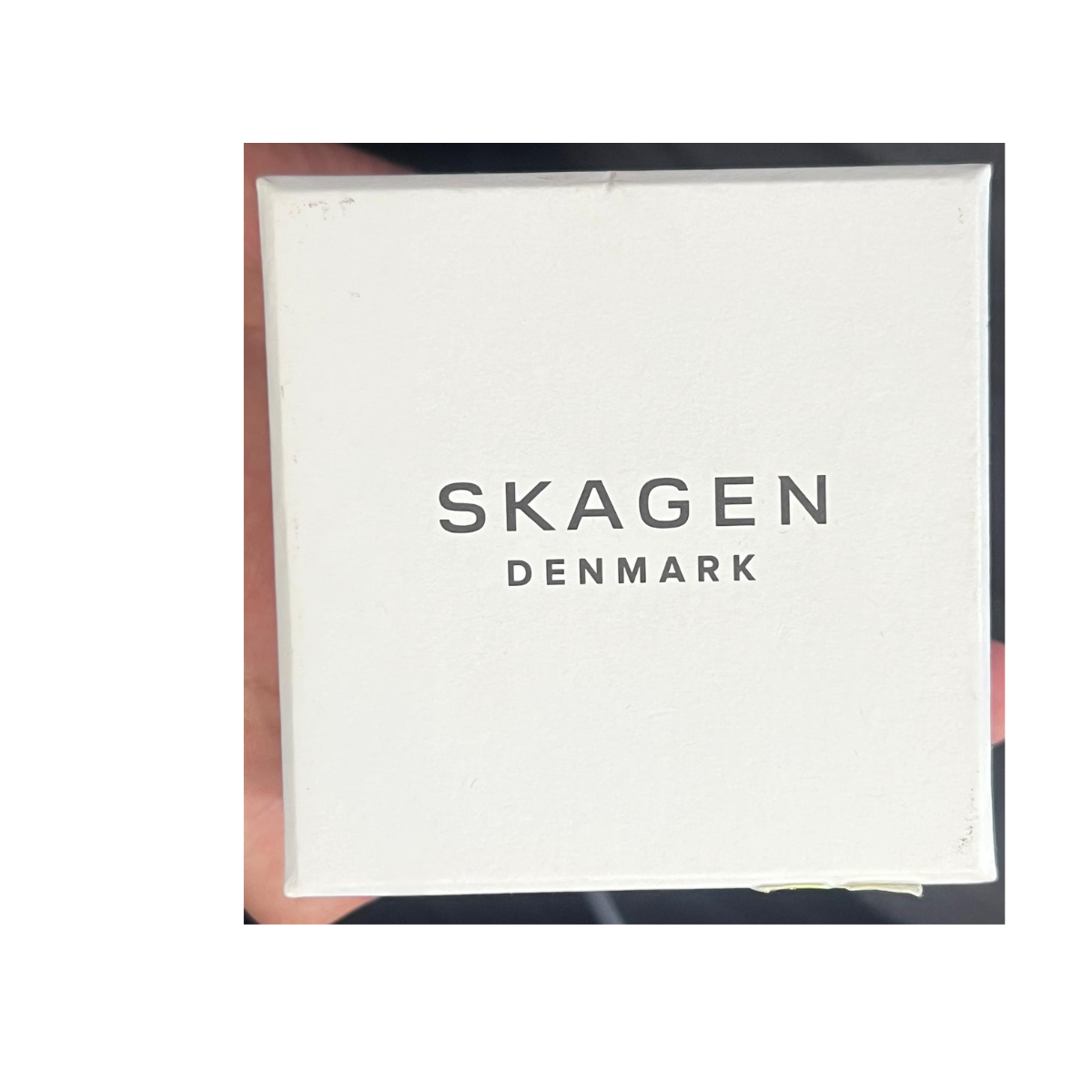 Skagen Signatur's Blue Dial Watch with Brown Leather Strap - As New - Mr Bargain