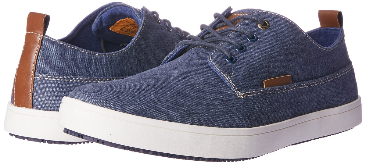 Wild Rhino Men's Hart Canvas Casual Shoe, Navy, EU 46/US 12 Wild Rhino