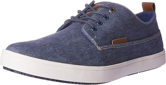 Wild Rhino Men's Hart Canvas Casual Shoe, Navy, EU 46/US 12 WILD RHINO