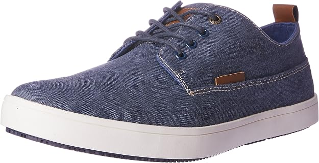 Wild Rhino Men's Hart Canvas Casual Shoe, Navy, EU 46/US 12 WILD RHINO