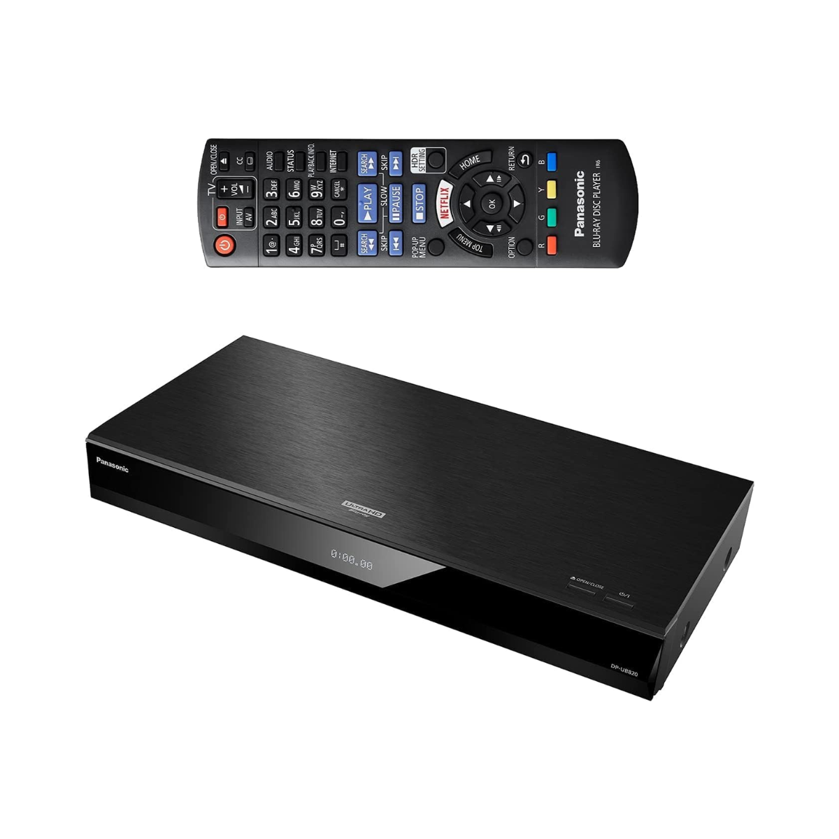 Panasonic 4K Ultra HD Blu-ray Player (DP-UB820GNK) - As New Condition Panasonic