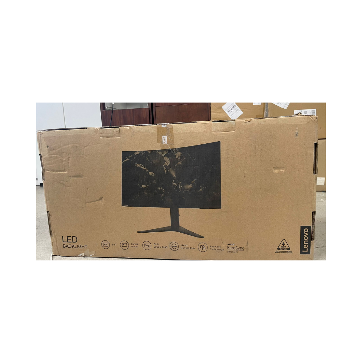 Lenovo G32qc-10 31.5" Curved Gaming Monitor QHD 144Hz FreeSync - As New Condition LENOVO