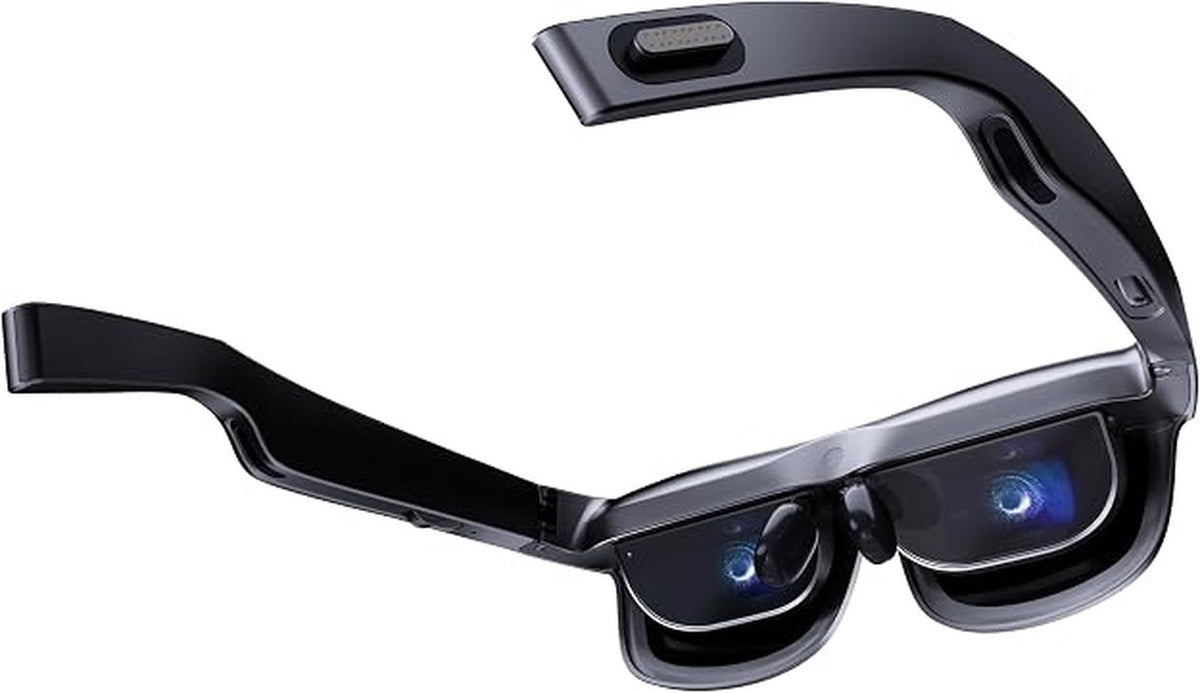 TCL NXTWEAR S+ XR Smart Glasses with MiraScreen SPQ01 Portable Adapter - As New - Refurbished TCL