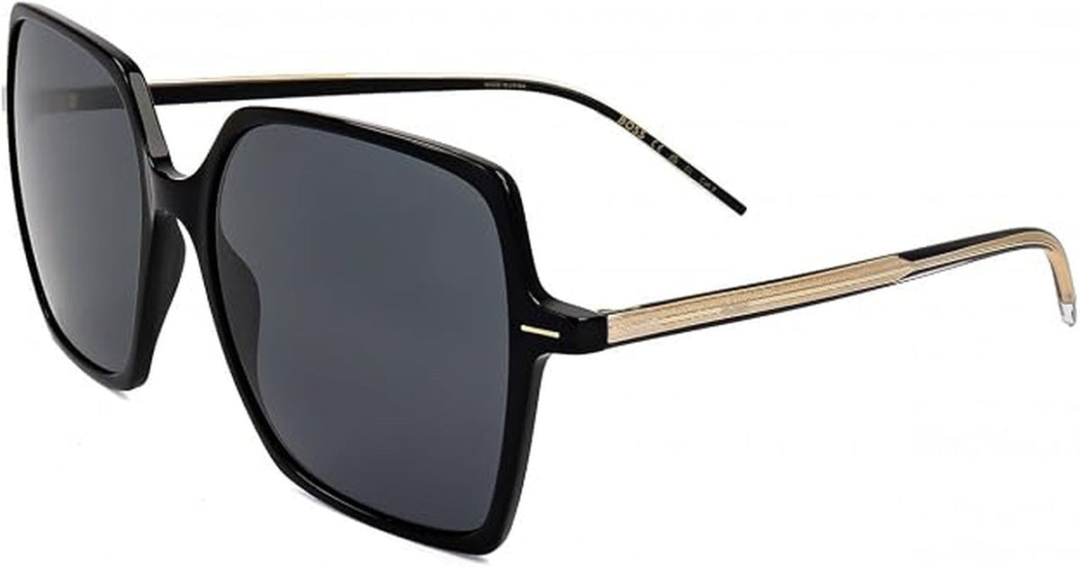Hugo Boss Women's BOSS 1524/S Sunglasses, Black, 57 mm BOSS