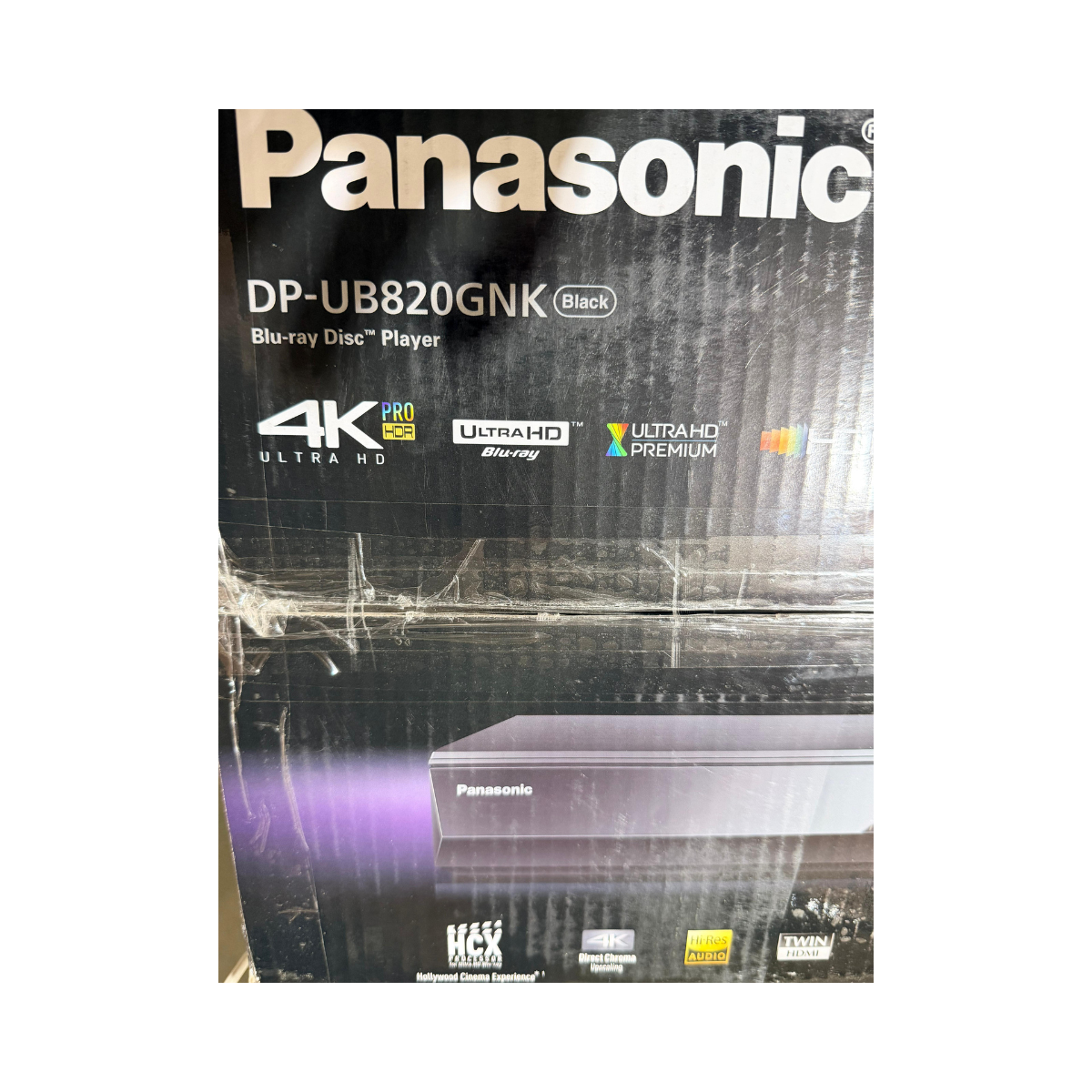 Panasonic 4K Ultra HD Blu-ray Player (DP-UB820GNK) - As New Condition Panasonic