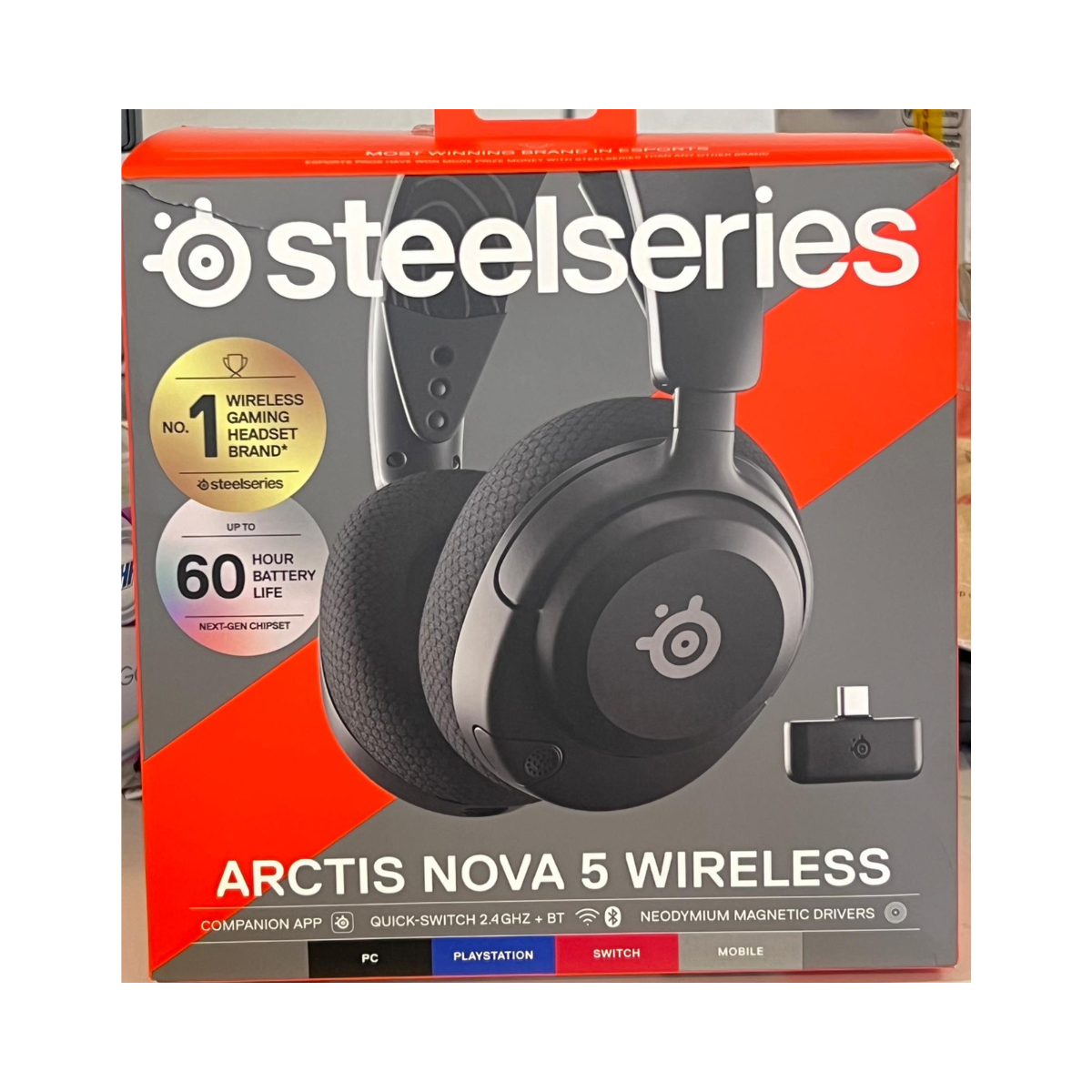 SteelSeries Arctis Nova 5 Wireless Multi-System Gaming Headset - Excellent Used STEELSERIES