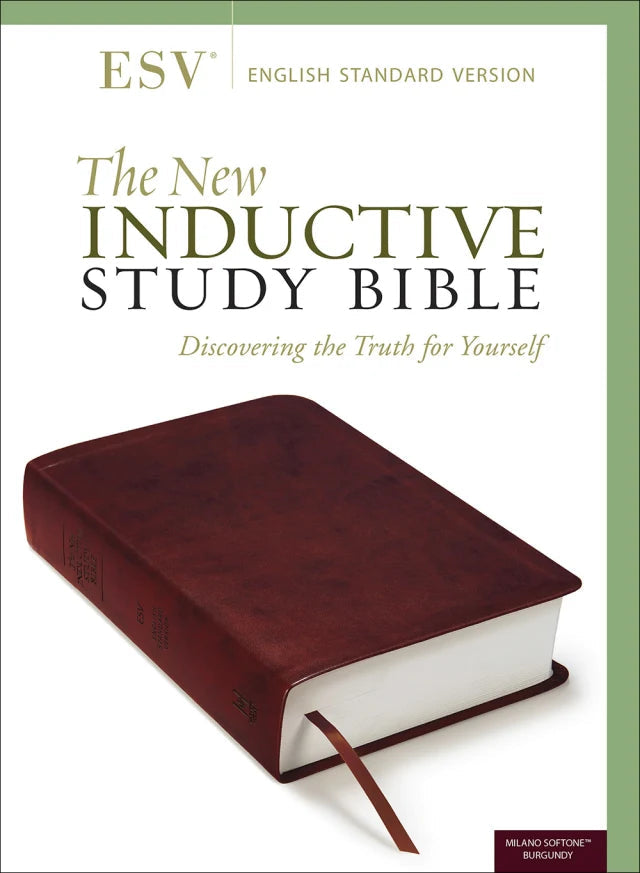 The New Inductive Study Bible (Esv, Milano Softone, Burgundy) Amazon Perth - 8 Nov 2025