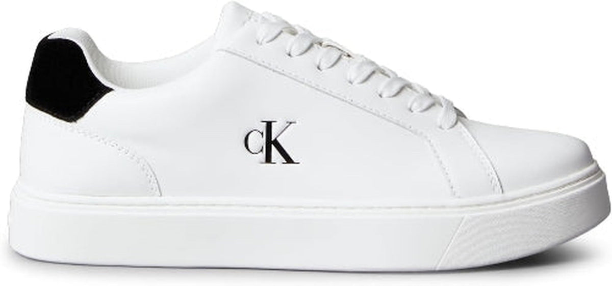 Calvin Klein Men's Classic Cupsole Sneaker, Bright White/Black, EU 41 Calvin Klein