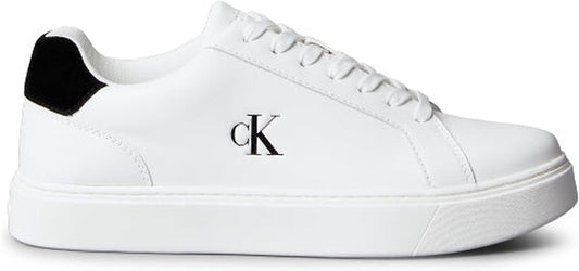 Calvin Klein Men's Classic Cupsole Sneaker, Bright White/Black, EU 41 Calvin Klein