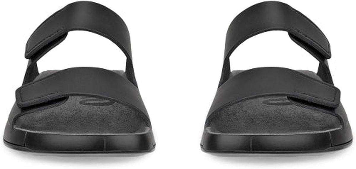 ECCO Men's Cozmo Leather Slide Sandal, Quick Fastener Black, EU 46 ECCO