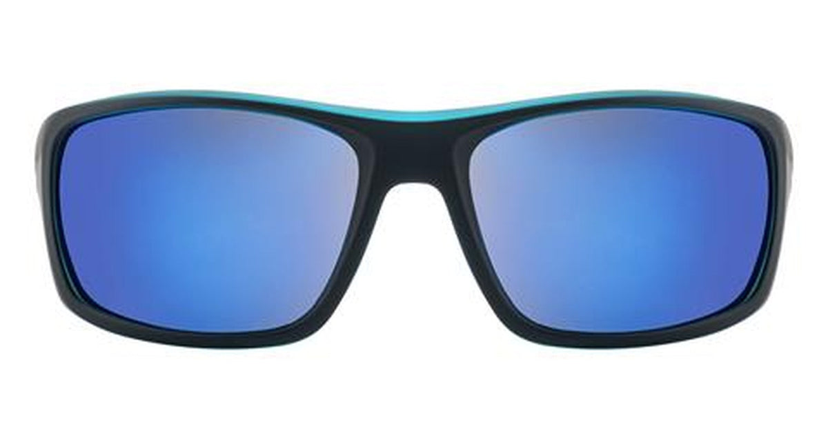 Dirty Dog Axle Sunglasses Satin Black Crystal Blue-Grey – Blue Mirror Polarised – 63-43-19-124 DIRTY DOG