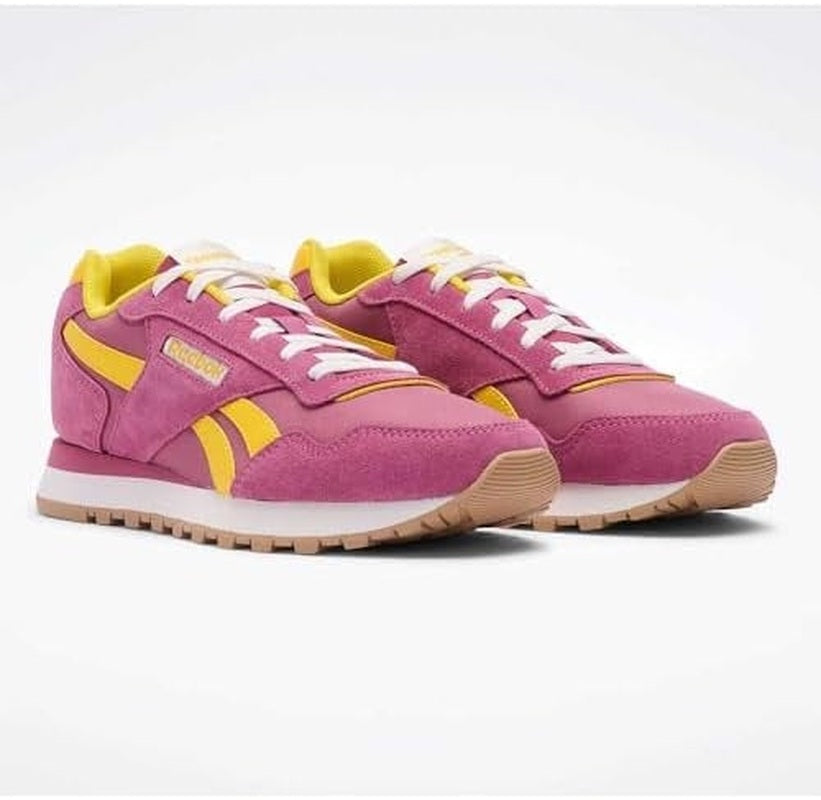 Reebok Women's Glide Sneaker, Pink/Pink/Golden Haze - EU 38 Reebok