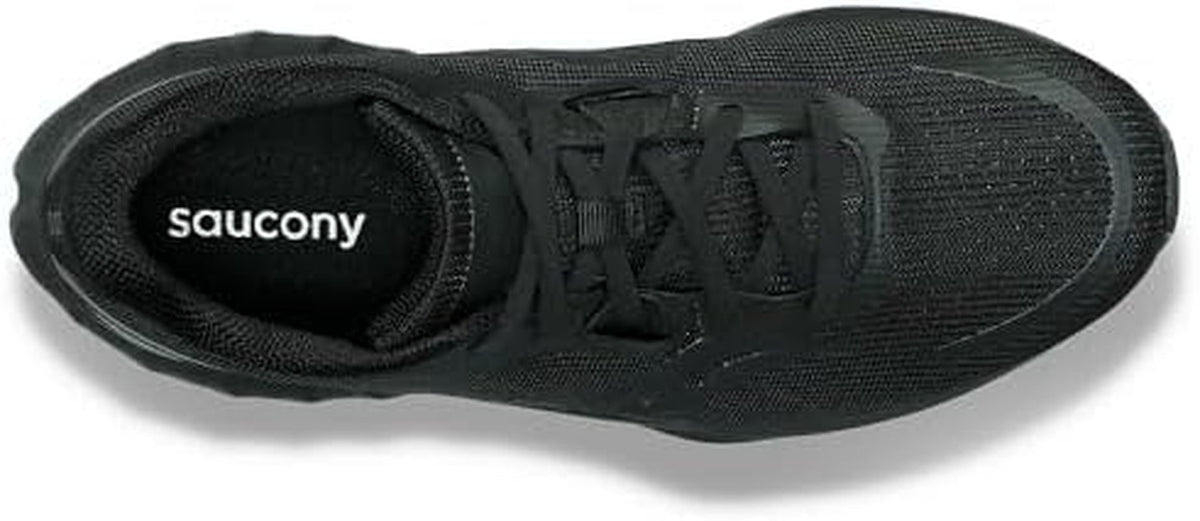 Saucony Men's Tide 2 Running Shoe, Triple Black - EU 44.5 Saucony