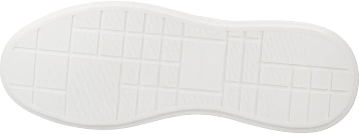 Calvin Klein Men's Chunky Cupsole Sneaker, Triple Bright White, EU 43 Calvin Klein