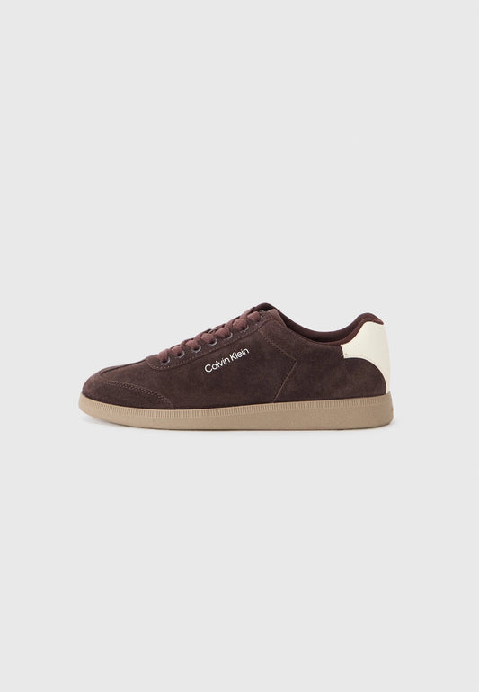 Calvin Klein Men's Cupsole Laceup Sneaker, Bordeaux/Marshmallow, 43 EU Calvin Klein