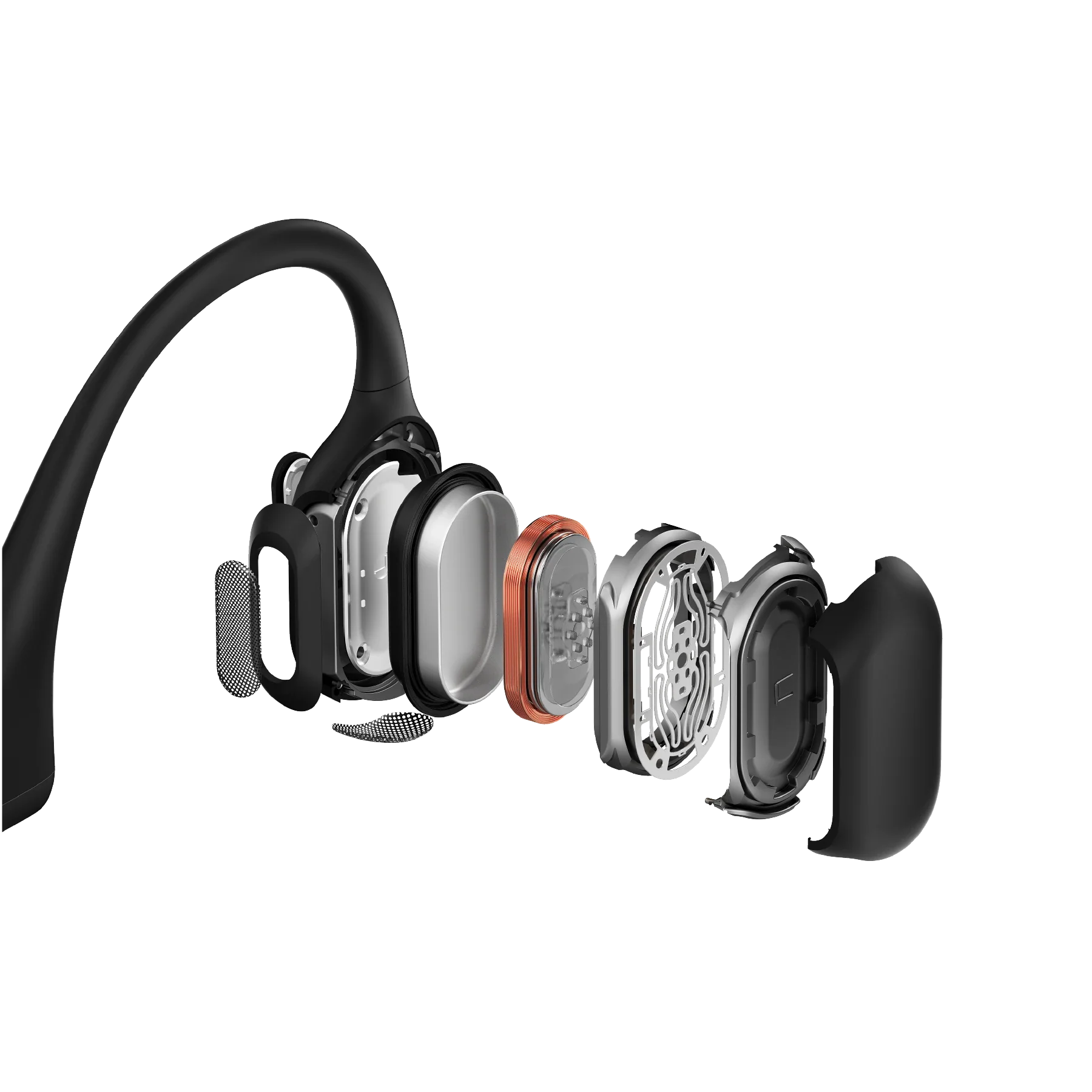 Shokz OpenRun Pro Bone Conduction Headphones - Black - As New - Refurbished