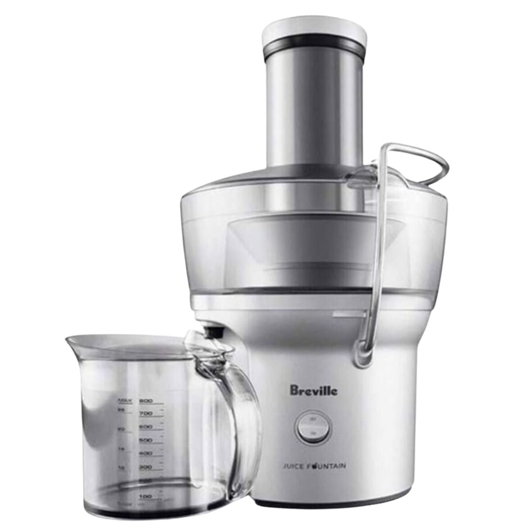 Breville the Juice Fountain Compact Juicer - Refurbished, featuring a compact design and efficient juicing capabilities. Ideal for making fresh juice in Perth, Australia.