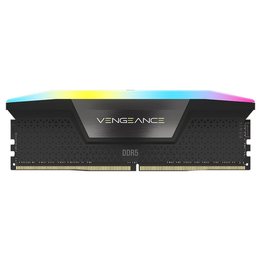 CORSAIR Vengeance RGB DDR5 16GB 6000MHz CL36 Intel XMP RGB RAM Black CMH32GX5M2E6000C36 – Excellent Condition CORSAIR
